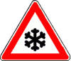 Schnee- oder Eisgl�tte
