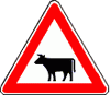 Viehtrieb, Tiere
