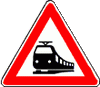 Unbeschrankter Bahn�bergang