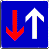 Vorrang vor dem Gegenverkehr