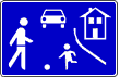 Beginn eines Verkehrsberuhigte Bereiche