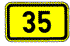 Nummernschild f�r Bundesstra�e