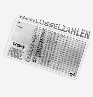 Schl&uuml;sselzahlen