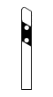 Leitpfosten (links)