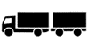 Lastkraftwagen mit Anh�nger