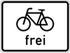 Radfahrer frei