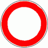Verbot f�r Fahrzeuge aller Art