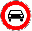 Verbot f�r Kraftwagen und sonstige mehrspurige Kraftfahrzeuge