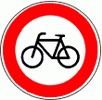 Verbot f�r Radfahrer