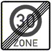 Ende Zone 30 km/h